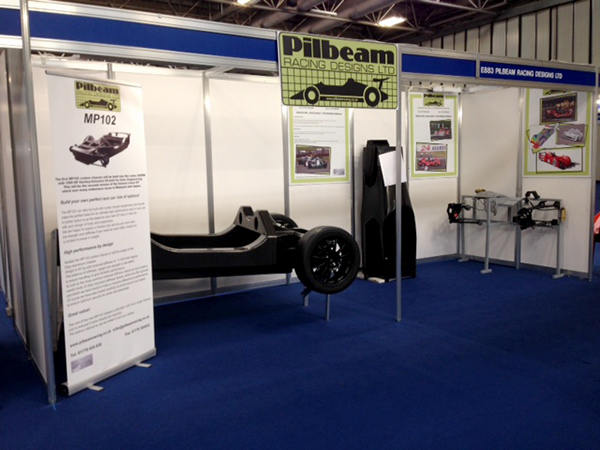 Pilbeam MP102 Carbon GT Chassis at Autosport International 2017